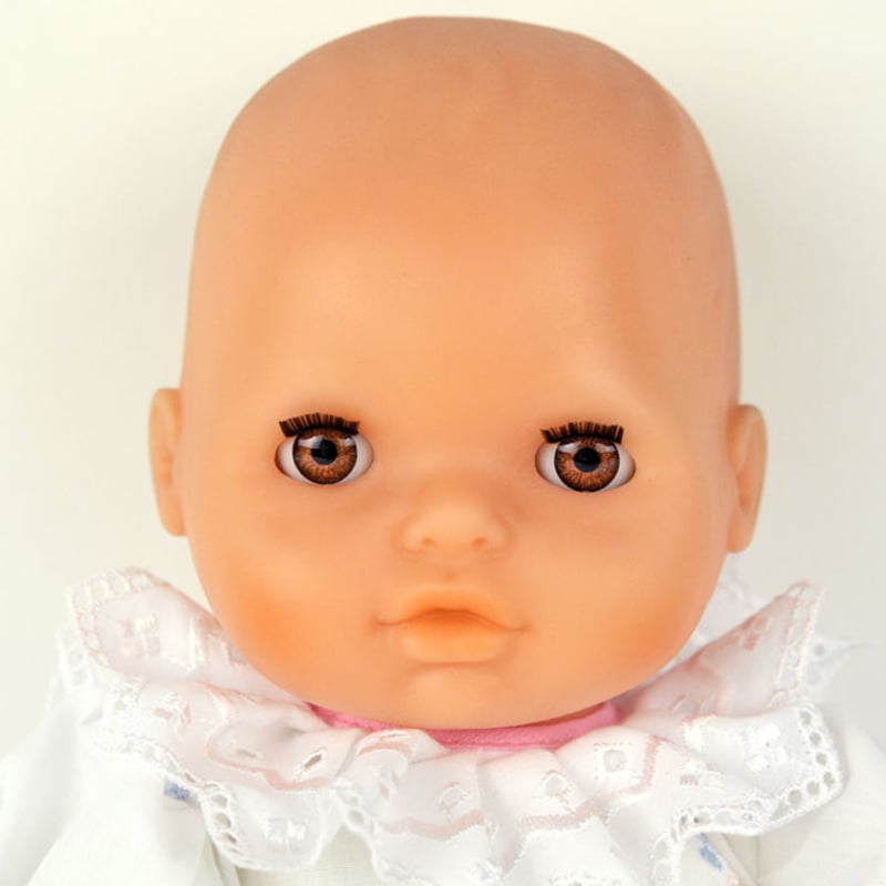 2才-〉ソフトベビー 茶色い瞳 ピンク | TOYS&GIFT MOMO