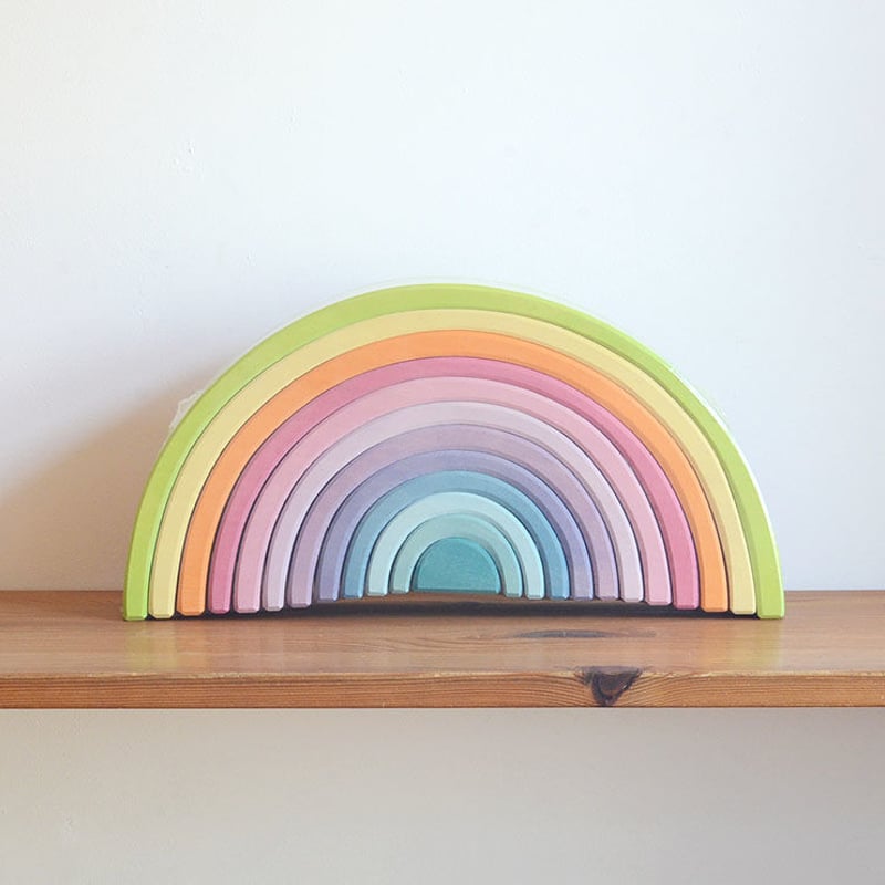 0才-7才〉虹色トンネル パステル ラージ（パステルアーチ・大