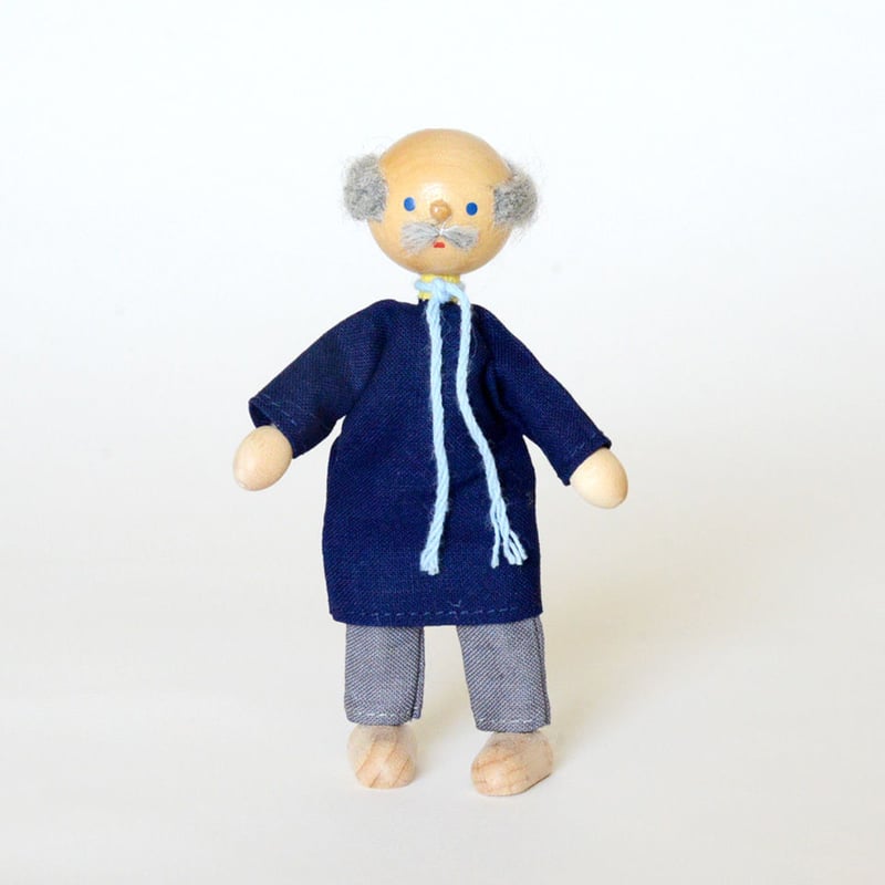 3才-〉【ドールハウス/人形】自在人形 おじいさん | TOYS&GIFT MOMO