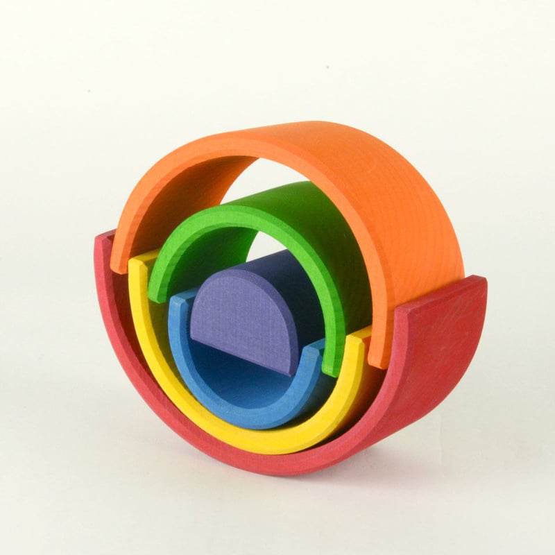 1才-〉虹色トンネル スモール（アーチレインボー・小） | TOYS&GIFT MOMO