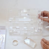 〈4才-〉Luxyブロック クリア (28ピース)