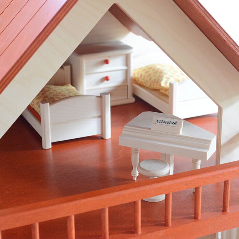 ドールハウス/家具】〈3才-〉ピアノ(白木) | TOYS&GIFT MOMO