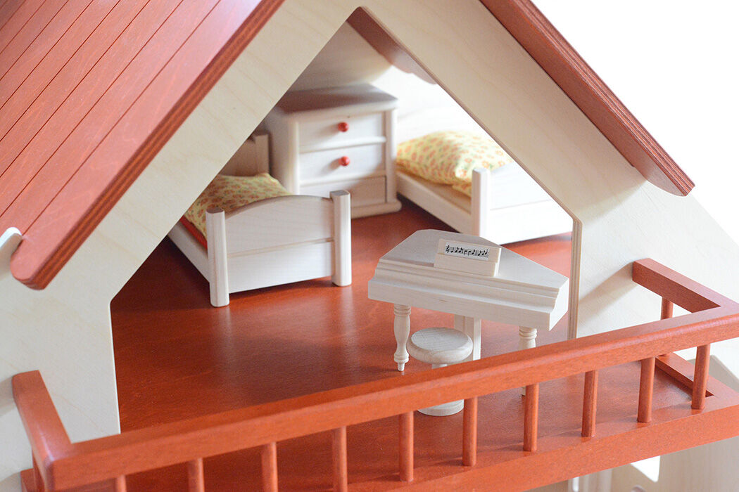 ドールハウス/家具】〈3才-〉ピアノ(白木) | TOYS&GIFT MOMO