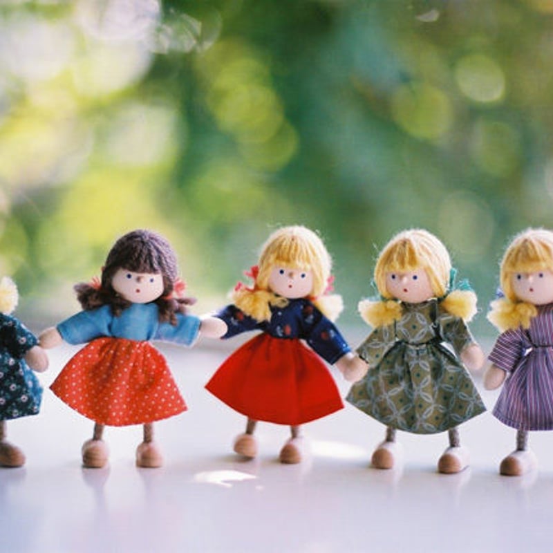 3才-〉【ドールハウス/人形】自在人形 女の子 | TOYS&GIFT MOMO