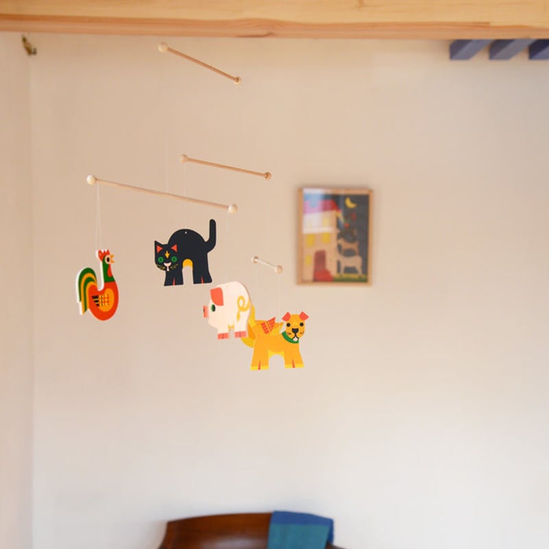 3ヶ月-〉モビールねこ | TOYS&GIFT MOMO