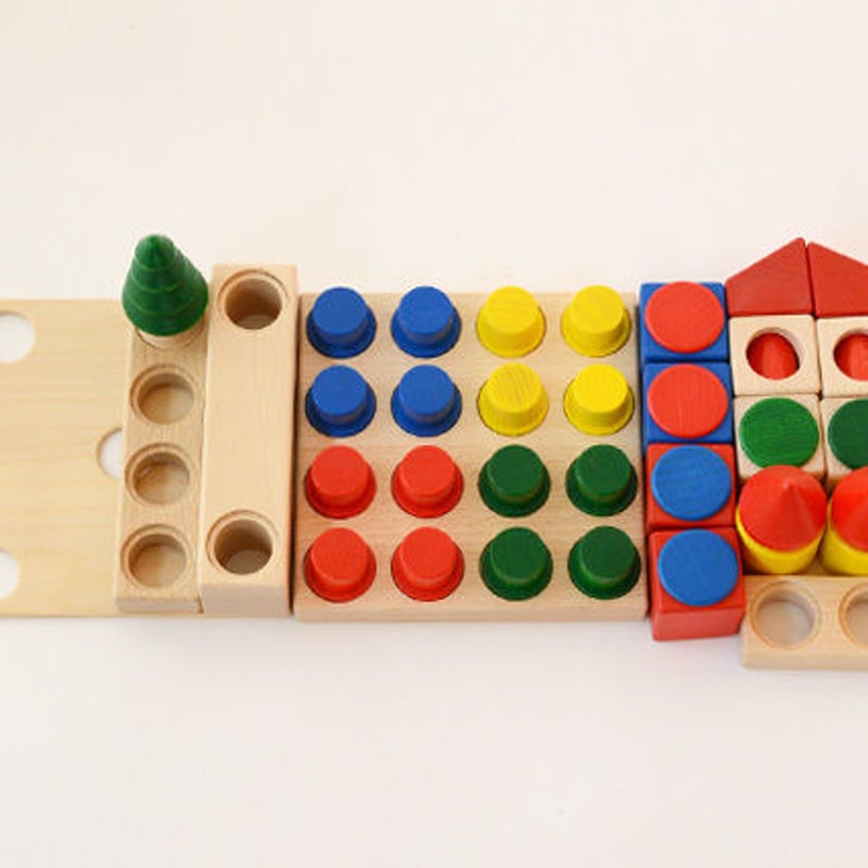 1.5才-〉CUBIO 基本セット ハーフ (44ピース) | TOYS&GIFT MOMO