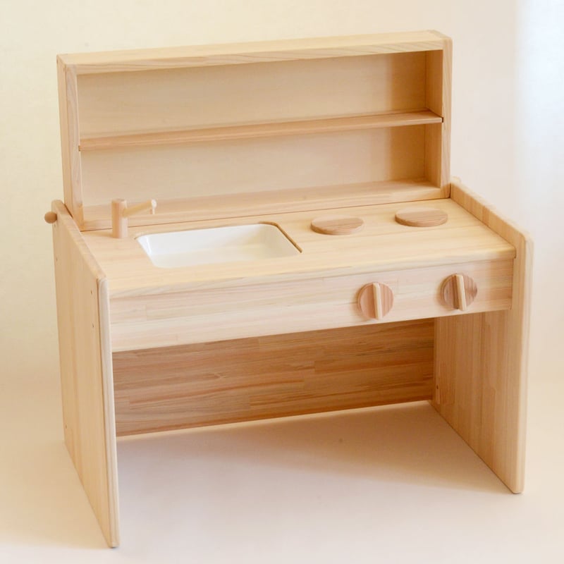 取り寄品※木遊舎 ひのきキッチンデスク（完成品） | TOYS&GIFT MOMO