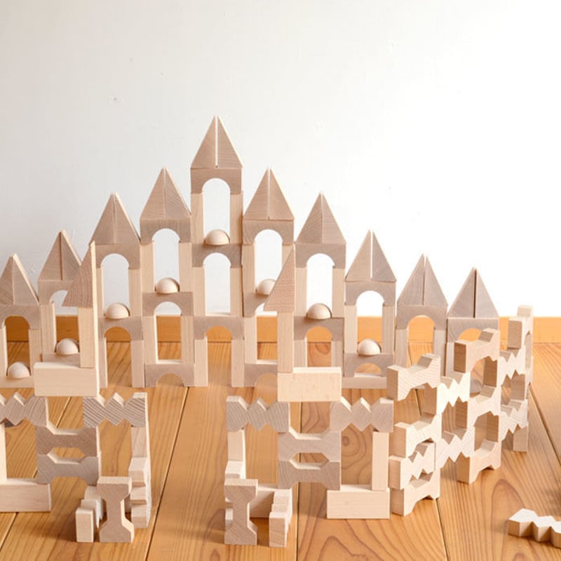 5才-〉【追加の積木】半球積木 (162ピース) | TOYS&GIFT MOMO