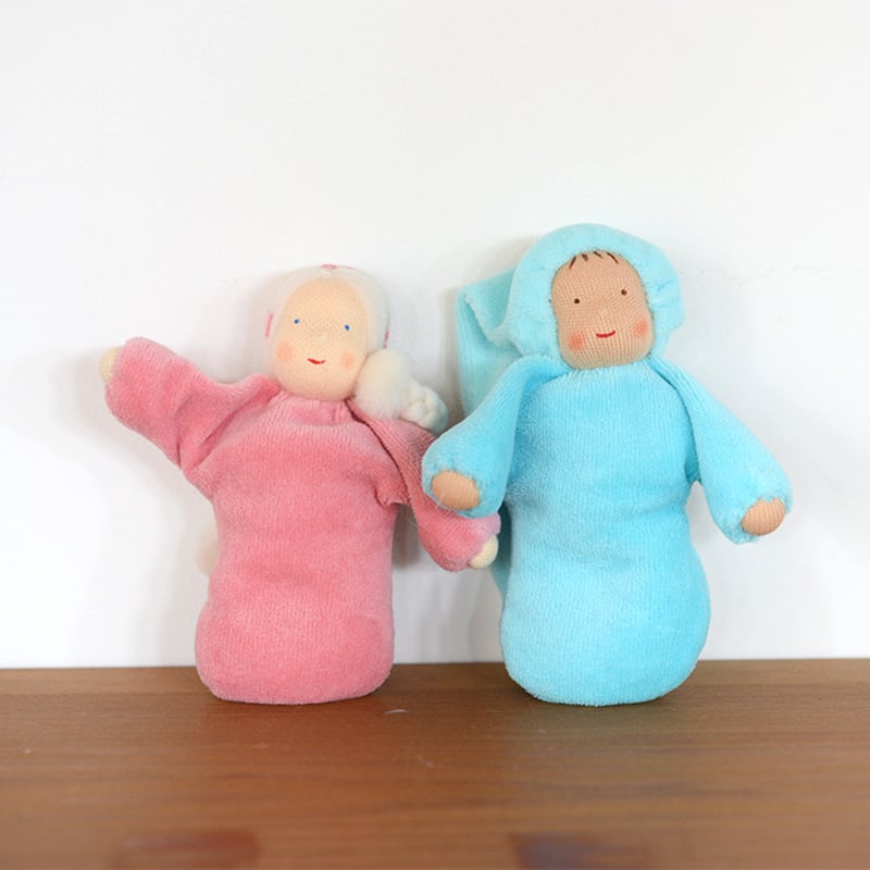 0才-7才〉＜赤ちゃんための香のお人形＞ラベンダー人形 h約12cm