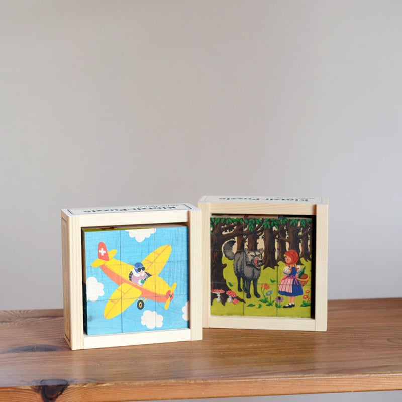 4才-5才〉六面体パズル・乗り物 (9ピース) | TOYS&GIFT MOMO