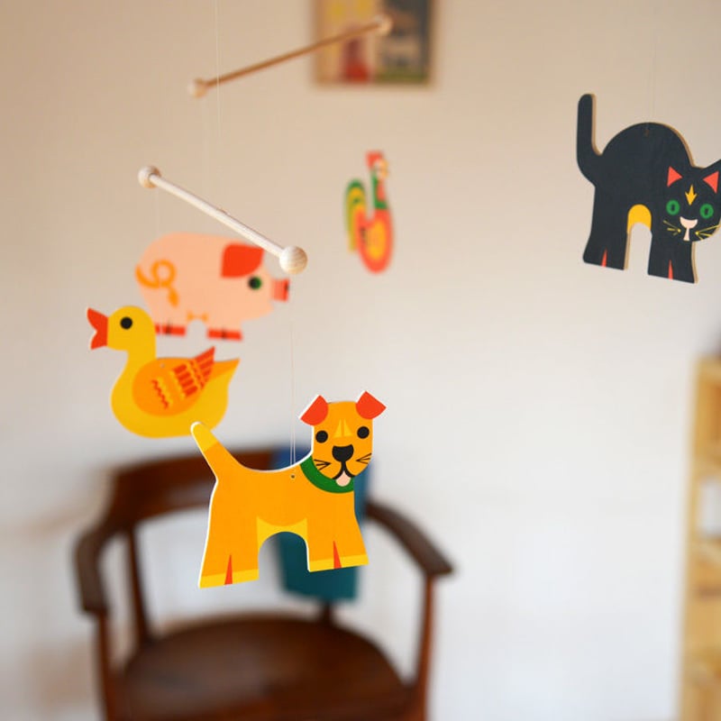 3ヶ月-〉モビールねこ ※9月17日入荷 | TOYS&GIFTS MOMO