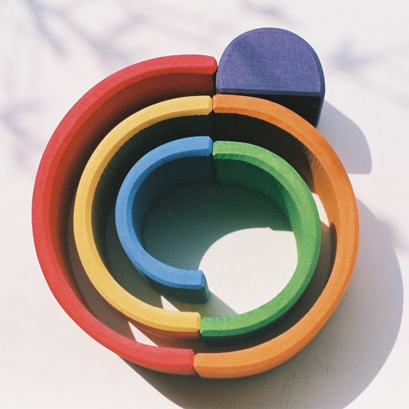 1才-〉虹色トンネル スモール（アーチレインボー・小） | TOYS&GIFT MOMO