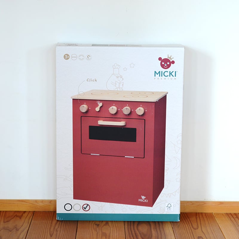 お取り寄せ品※＜2才-5才＞MICKI クラシックレンジ 赤 | TOYS&GIFTS MOMO