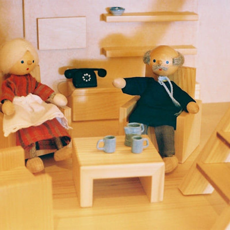 3才-〉【ドールハウス/人形】自在人形 おばあさん | TOYS&GIFT MOMO