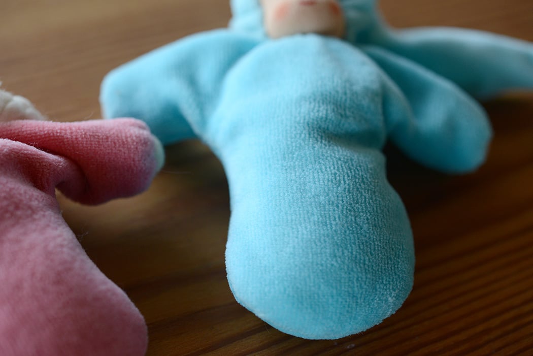 0才-7才〉ラベンダー人形 h12cm 水色 | TOYS&GIFT MOMO