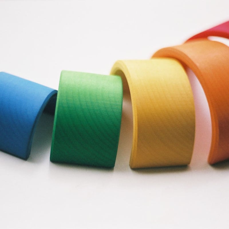 1才-〉虹色トンネル スモール（アーチレインボー・小） | TOYS&GIFT MOMO