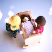 〈3才-〉【ドールハウス/人形】自在人形 ベビー