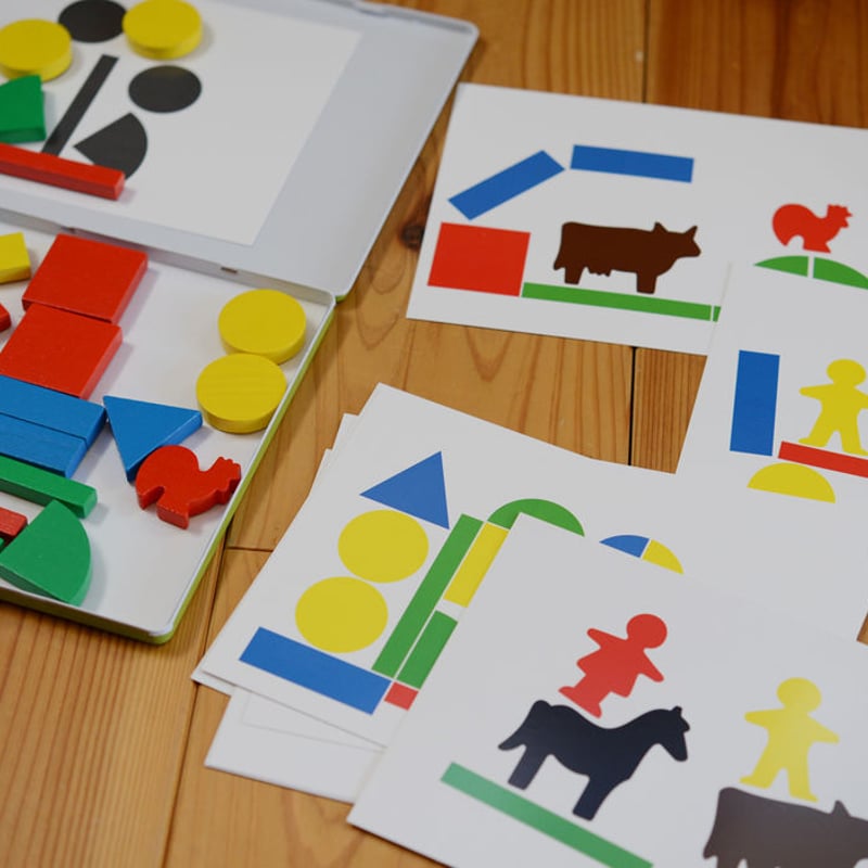 3才〜〉缶入マグネット こどもファーム 36ピース | TOYS&GIFT MOMO