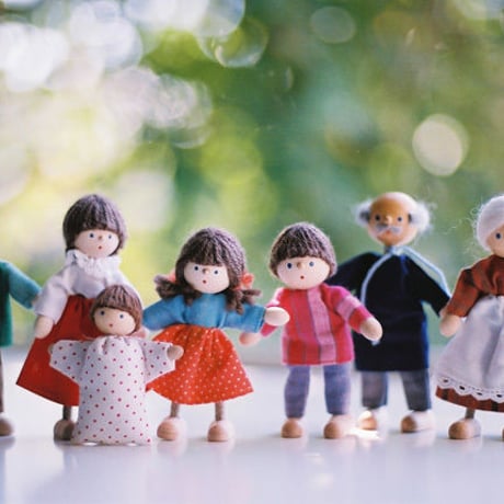 〈3才-〉【ドールハウス/人形】自在人形 女の子