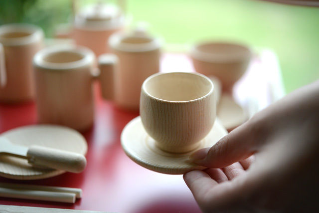 取り寄せ品※〈2才-7才〉コイデ ままごとセット 3人用 (テーブル付き