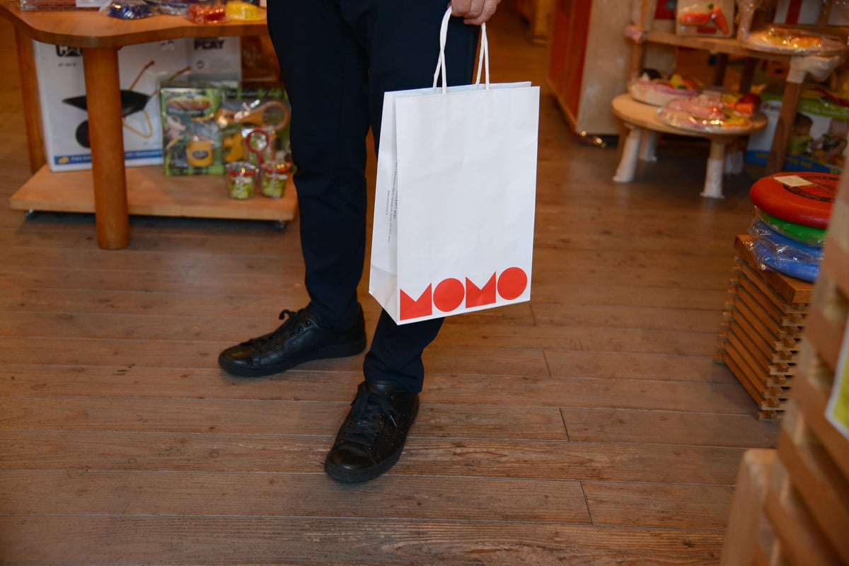 無料】MOMOオリジナルペーパーバッグ (大) (中) | TOYS&GIFT MOMO