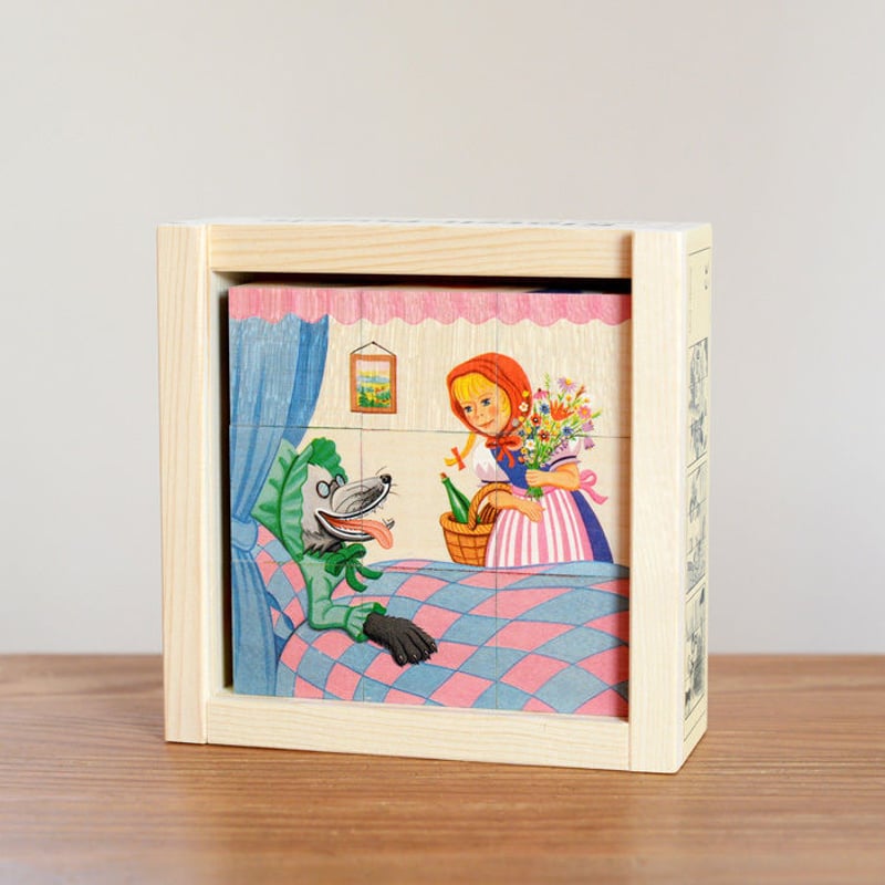 ジグソーパズル完成品：赤ずきん物語【フレーム付】 ジグソーパズル