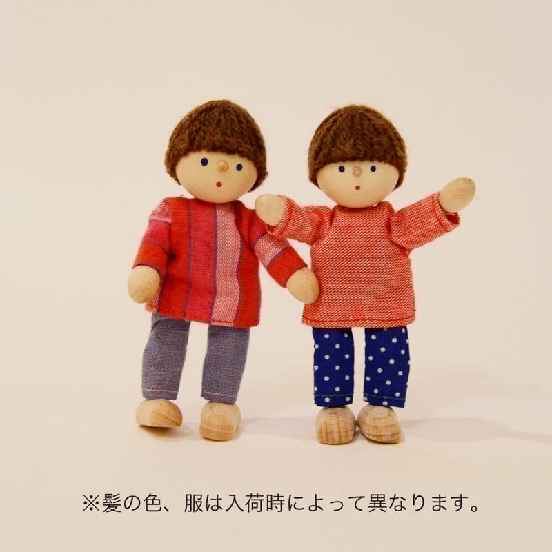 3才-〉【ドールハウス/人形】自在人形 男の子 | TOYS&GIFT MOMO