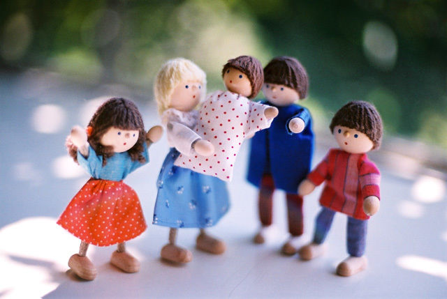 1262❣️ カリン社小人人形3セット