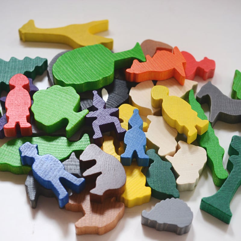 デュシマ ZOOへ行こう Lサイズ ミニ積み木 フルセット ザイフェン デュシマ ZOOへ行こう Lサイズ ミニ積み木 フルセット ザイフェン
