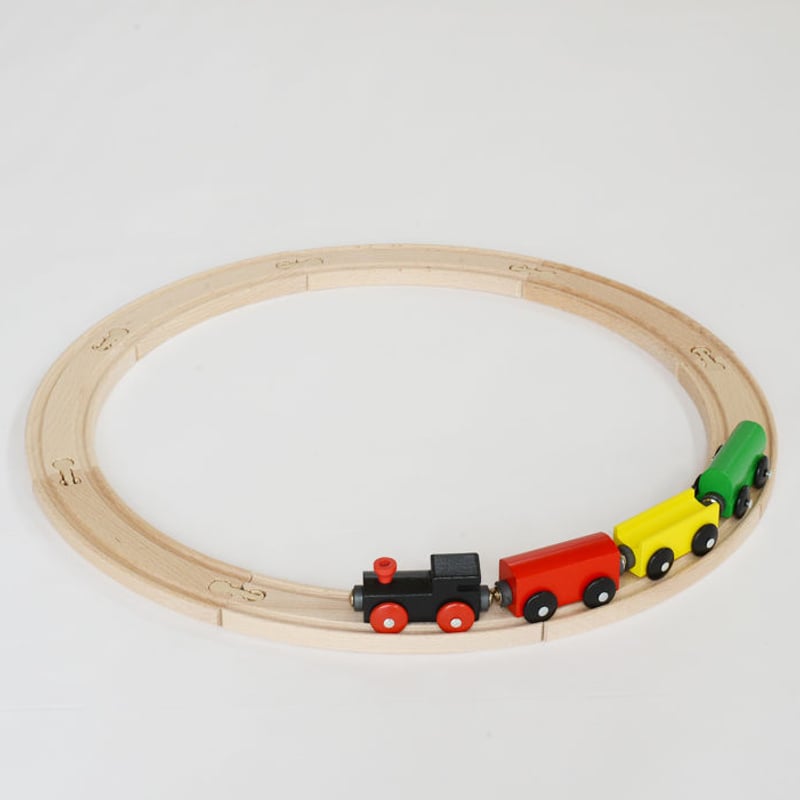 MICKI/ミッキィ社 汽車セットサークル(小) 3才-〉MICKI 汽車セット サークル（小） | TOYS&GIFT MOMO