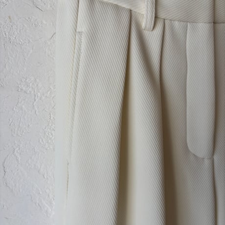 blanket lining tuck wide pants（2color）
