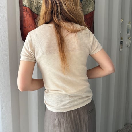 summer knit tops（3color）