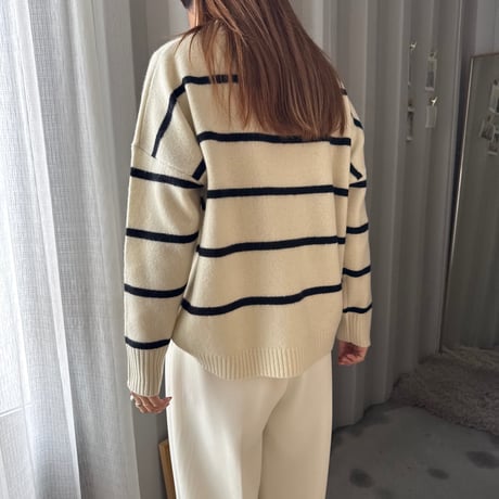 wool border knit（3color）
