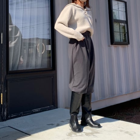 round toe long boots (3color)