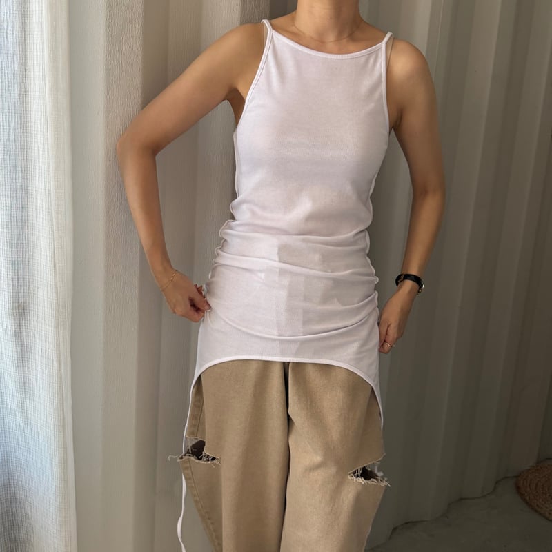 2way sleeveless tops (2color) | FLÉN
