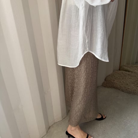 [Japan made] lace long skirt