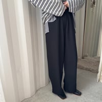 one button slacks pants (2color)