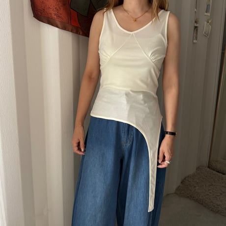 asymmetry tank top