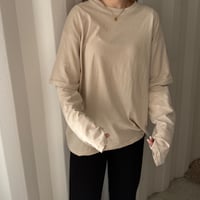 urban layerd long t-shirt（3color）