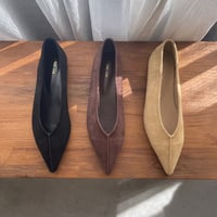 suede flat shoes (3color)