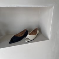 pointed toe flat shoes (2color)