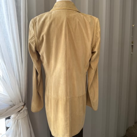 [LOEWE] suède long jacket