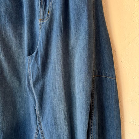 curve denim  pants (2color)
