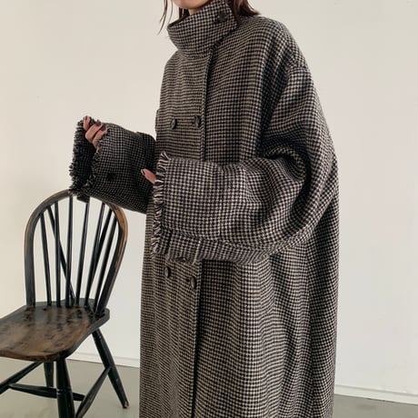 [original] fringe design coat (2color)