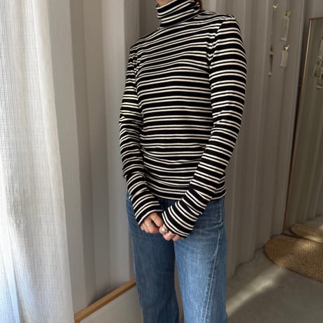 [Japan made]cashmere soft rib turtle（4color）
