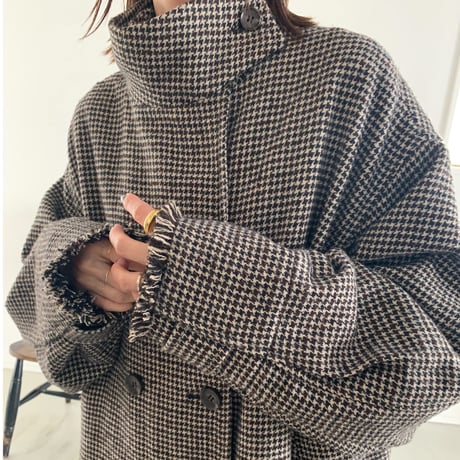 [original] fringe design coat (2color)