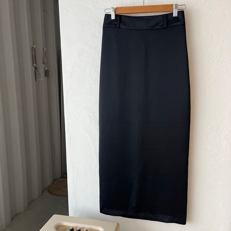 silky long skirt (2color)