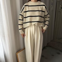 wool border knit（3color）