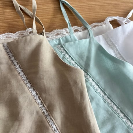 linen lace camisole(3color)