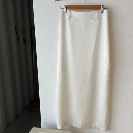 silky long skirt (2color)